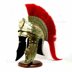 historischer Helm Römische Messingbeschichtung mit Königinhelm Römischer Helm - Bild 1 von 5