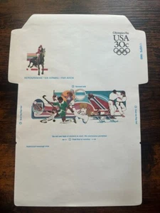 UC57 USA AEROGRAMMES Air Mail 30c - OLYMPICS 1984 EQUESTRIAN - Picture 1 of 2