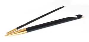 Gancho de ganchillo tunecino intercambiable linterna luna ébano F (3,75 mm) - Imagen 1 de 1