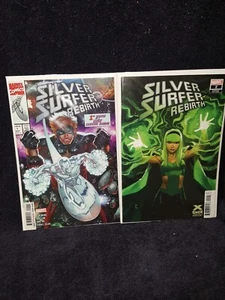 MARVEL COMICS SILVER SURFER REBIRTH # 1-2 2022 Marz Lim free shipping - Picture 1 of 3