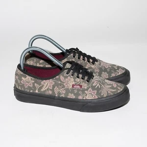 Vans Authentic Unisex Paisley Mens 6 Women's 7.5 Black Athletic Skate Shoes - Picture 1 of 8
