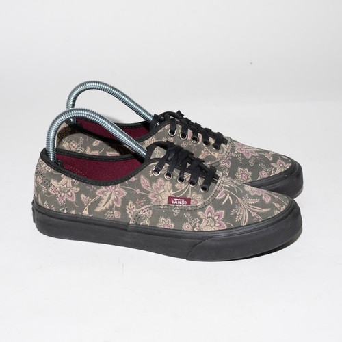 Scarpe da pattinaggio atletico Vans autentiche unisex Paisley da uomo 6 donna 7 5 nere
