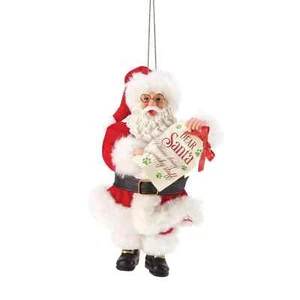 Dept 56 Possible Dreams SQUEAKY STUFF Santa Hanging Ornament 6006464 BRAND NEW - Picture 1 of 1