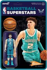 Lamelo Ball Charlotte Hornets Super 7 Reaction Action Figure 3.75in