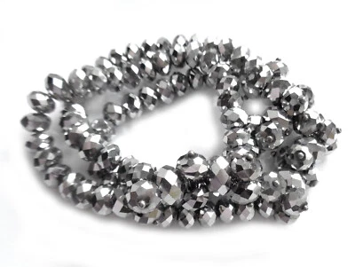 3 Armbänder  "black-silver" glänzend  dehnbar + Geschenkbox Am21 - Bild 1 von 4