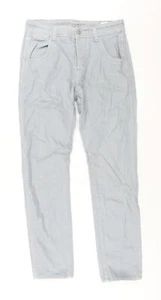 Topman Womens Blue Cotton Straight Jeans Size 30 L29 in Regular Zip - Picture 1 of 10