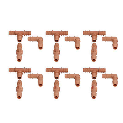 Garden Irrigation Fitting Brown Garden Connecter Fettings For Elevated • 5.10£