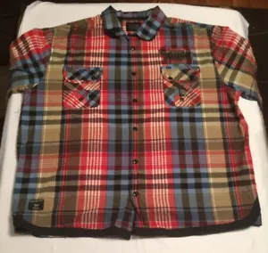 Parrish Nation 4-XL Long Sleeve Shirt Plaid 2-Pocket - Picture 1 of 6