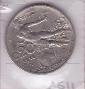 A611: Moneta Coin Vittorio Emanuele III - 20 Centesimi 1911 Libertà - Picture 1 of 1