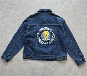 De Colección Looney Tunes Piolín Pájaro Jean Chaqueta Vaquera Grande Y2K Linda Warner Bros 2000 - Imagen 1 de 18