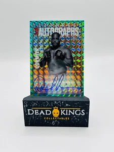 2025 Topps Chrome UFC - Daniel Cormier - Octagon Aqua Geometric On Card Auto - Picture 1 of 3