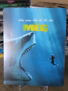 The Meg Blu-ray/Dvd Steelbook w/ j-card & clear bag 2018 - Picture 1 of 7