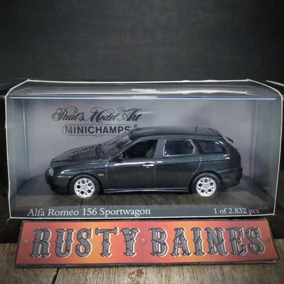 MINICHAMPS Alfa Romeo 156 Sportwagon/Estate, Diecast Model, 1/43 Scale, Boxed - Image 1 of 4