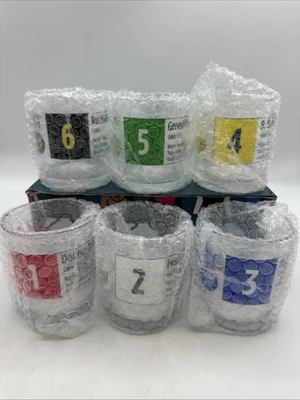 2023 Rabbit Hole Bourbon Whiskey "Rabbit Run” Horse Racing Rocks Glass Set Of 6 - Image 1 of 4