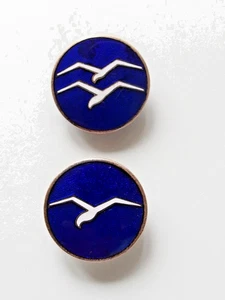 2 Segelfliegerabzeichen Stufe A und B, Knopflochvariante mit Verleihungsnummer - Bild 1 von 5