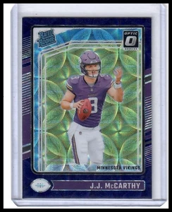 2024 Donruss Optic #235 J.J. McCarthy Blue Scope - Picture 1 of 2