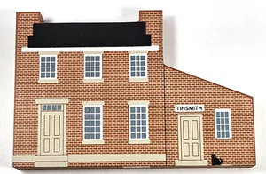 The Cat's Meow Village 1995 serie storica Nauvoo Stoddard Home & Tinsmith - Foto 1 di 3