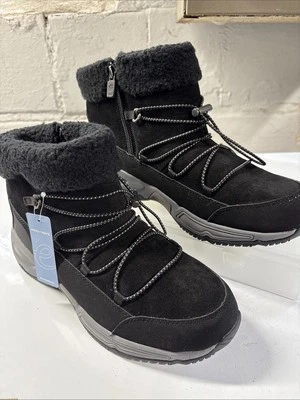 Botines Easy Spirit Mujer Talla 10M Negros Cremallera Impermeables NUEVOS. nunca usado Foto 1 de 4