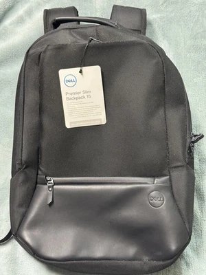 Dell Black 15" Premier Slim Backpack 15 Model 460-BCOK Brand New With Tags - Image 1 of 2