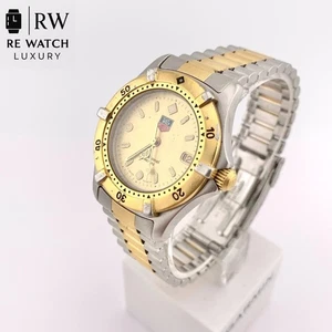 Tag Heuer Uhr PROFESSINAL 200m Ref. 964.013R Edelstahl Gold Zifferblatt funktioniert - Bild 1 von 8