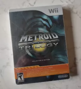 Nintendo Wii game Metroid prime Trilogy US usa steelbook rare - Foto 1 di 12
