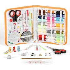 Incraftables Sewing Kit with 30pcs Multicolor Thread, Needles, Scissors & More