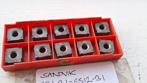 10 Sandvik carbide groove milling inserts 331.31-6512-31 SM30 ( grooving ) - Picture 1 of 2