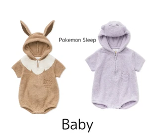 [1day Ship] GELATO PIQUE Pokemon Sleep Baby Hoodie & Shorts Set Moco Vol.2 2024 - Picture 1 of 14