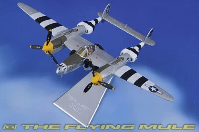 CORGI 1/72 American P-38G Lightning Fighter Jack M Ilfrey AA36616 Static Model - Image 1 of 4
