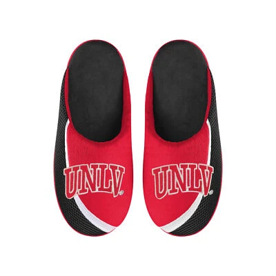 FOCO NCAA Men's UNLV Runnin' Rebels 2022 Big Logo Color Edge Slippers - Image 1 of 3