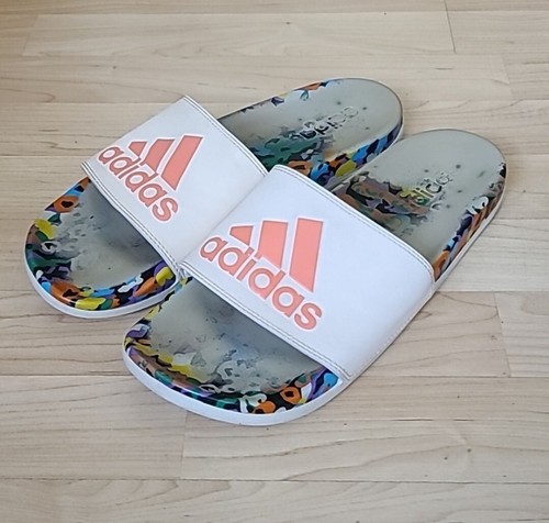 Sandali Adidas ADILETTE COMFORT Slides morbidi multicolore da donna taglia 9