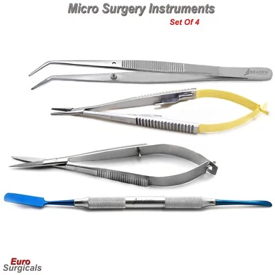  Micro Surgery Instruments Kit Dental Periodontal Surgical Basic Tools Set Of 5 - Image 1 of 4