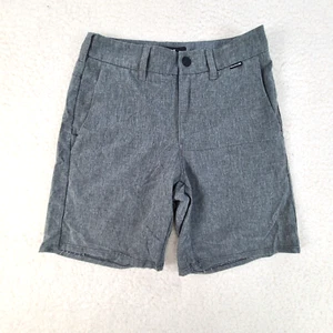 Hurley Shorts Boys 22 Gray Chino Outdoors Casual Comfort Preppy - Picture 1 of 10