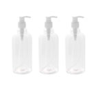  3 PCS White Soap Bottle Dispenser Travel Toiletries Containers