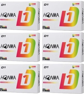 HONMA GOLF BALL D1 2024 Model BT2401 Multicolor  6 Dozen 72 Balls Set New JP - Picture 1 of 5