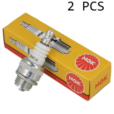 NGK BM6A Spark Plug Pack Of 2 Fits some MINI MOTO Replaces CHAMPION CJ8