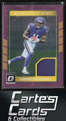Laquon Treadwell 2016 Donruss Optic #DRT-LT Rookie Threads Jersey Pink Vikings - Image 1 of 2