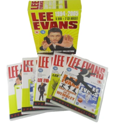 Lee Evans 1994-2005 Complete Live Comedy DVD CD M PAL R2 R4 R5 R6 2007 Universal - Image 1 of 4