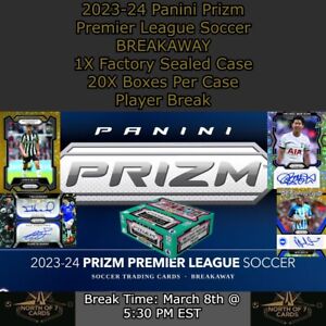 Dennis Bergkamp 2023-24 Panini Prizm EPL Soccer Breakaway 1X Case - BREAK #14