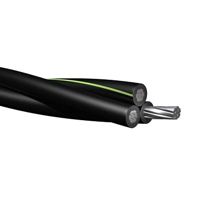 100' Erskine 6-6-6 Triplex Aluminum URD Direct Burial Cable (70 Amp) 600V - Image 1 of 3