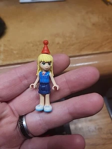 Lego Figure Friends Stephanie Minifigure Red Party Hat - Picture 1 of 4