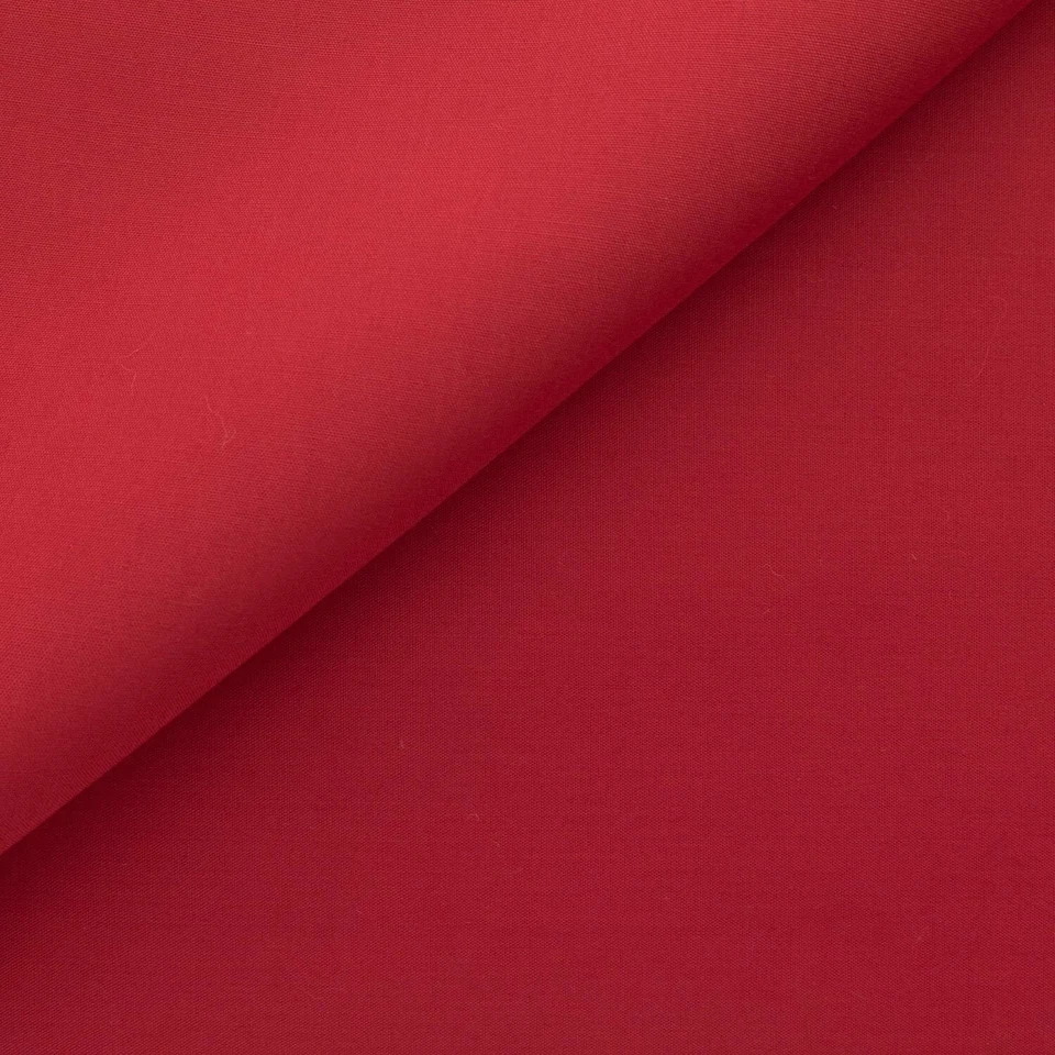 Red 60" Wide Cotton Blend Broadcloth Fabric By yard  - Image 1 of 1