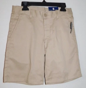 IZOD Boys' 10 Regular School Uniform Flat Front Stretch Performance Short - Picture 1 of 2