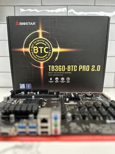 Biostar Motherboard TB360-BTC PRO 2.0 Ver. 6.x LGA1151 ATX - Picture 1 of 5