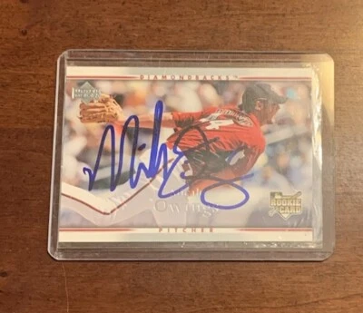 2007 Upper Deck Micah Owings  #524 Arizona Diamondbacks Signed Auto RC - Image 1 of 2