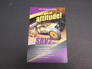 VINTAGE MRC SBV2 PRO 1:10 R/C BUGGY BROCHURE VELOX GV2 RT4 SPORT *VG-COND* - Picture 1 of 3