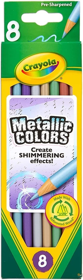Crayola 8ct Metallic FX Colored Pencils
