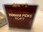 Yamaha Vintage Guitar Pick Case Music Store Display Storage Hinged Top, soft