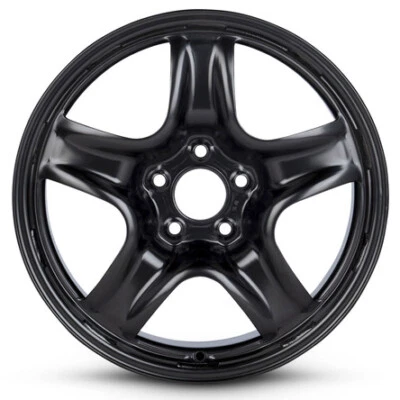 New Wheel For 2007-2010 Pontiac G6 17 Inch Black Steel Rim - Image 1 of 4