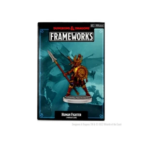 Dungeons & Dragons Frameworks: Human Fighter Miniature Nuevo en caja envío gratuito - Imagen 1 de 1